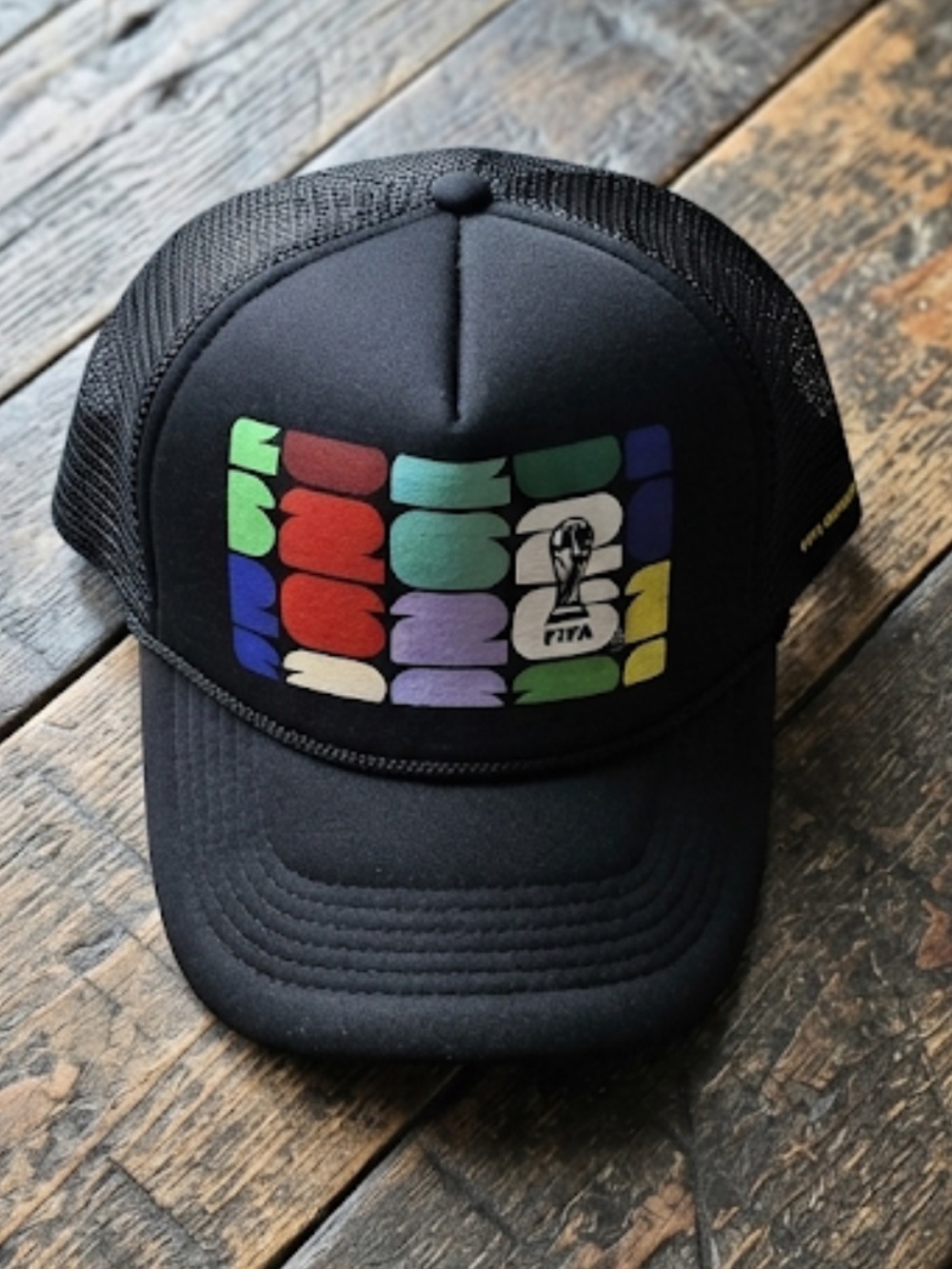 FIFA World Cup 2026 Black Trucker Hat OS